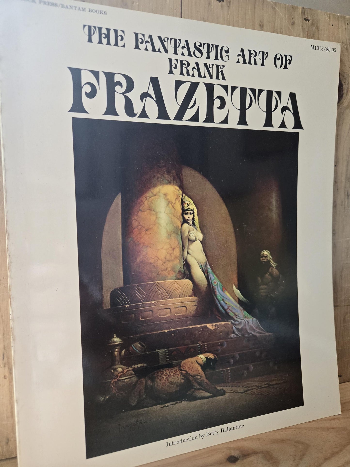 Frank Frazetta Art Books (2 Book Lot) // Edited by Betty Ballantine // 1970s // Vintage Paperback Fantasy Sci-fi Art