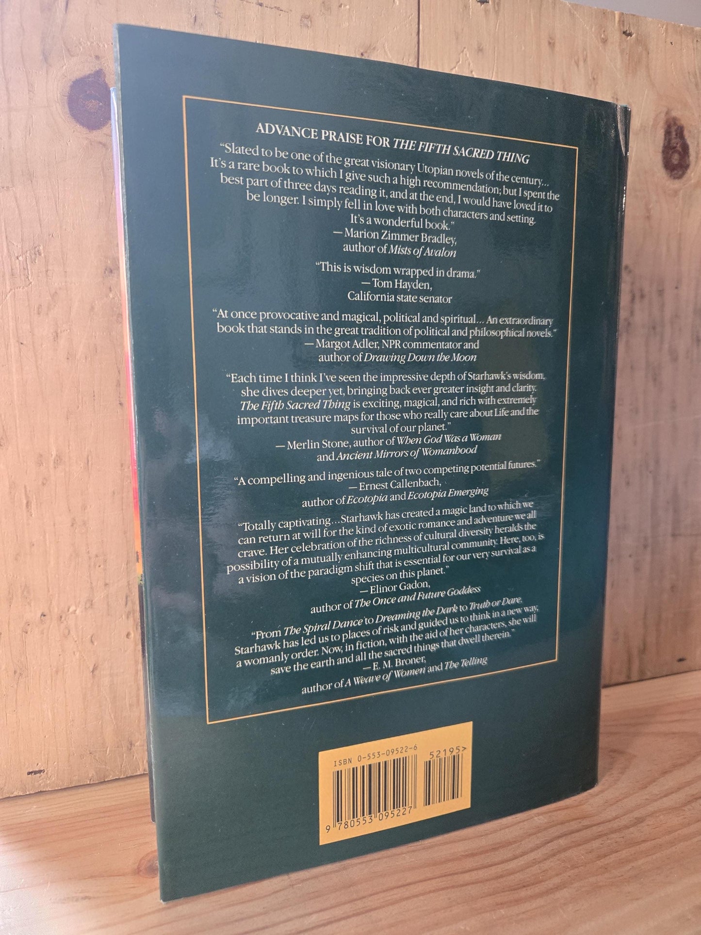 The Fifth Sacred Thing // Starhawk // 1st Edition 1st Printing 1993 // Vintage Hardcover Fantasy Post-Apocalyptic