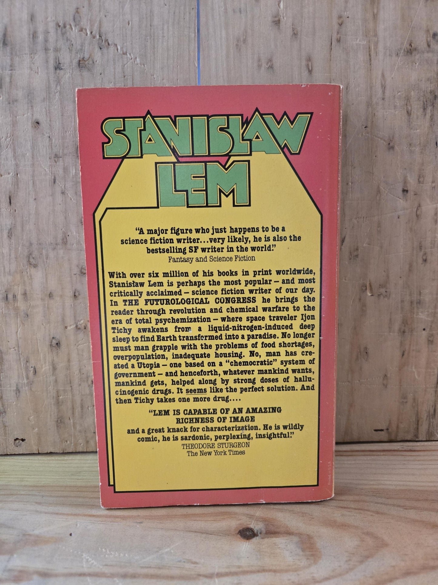 The Futurological Congress // Stanislaw Lem // 1st Printing Thus 1976 // Vintage Paperback Sci-fi