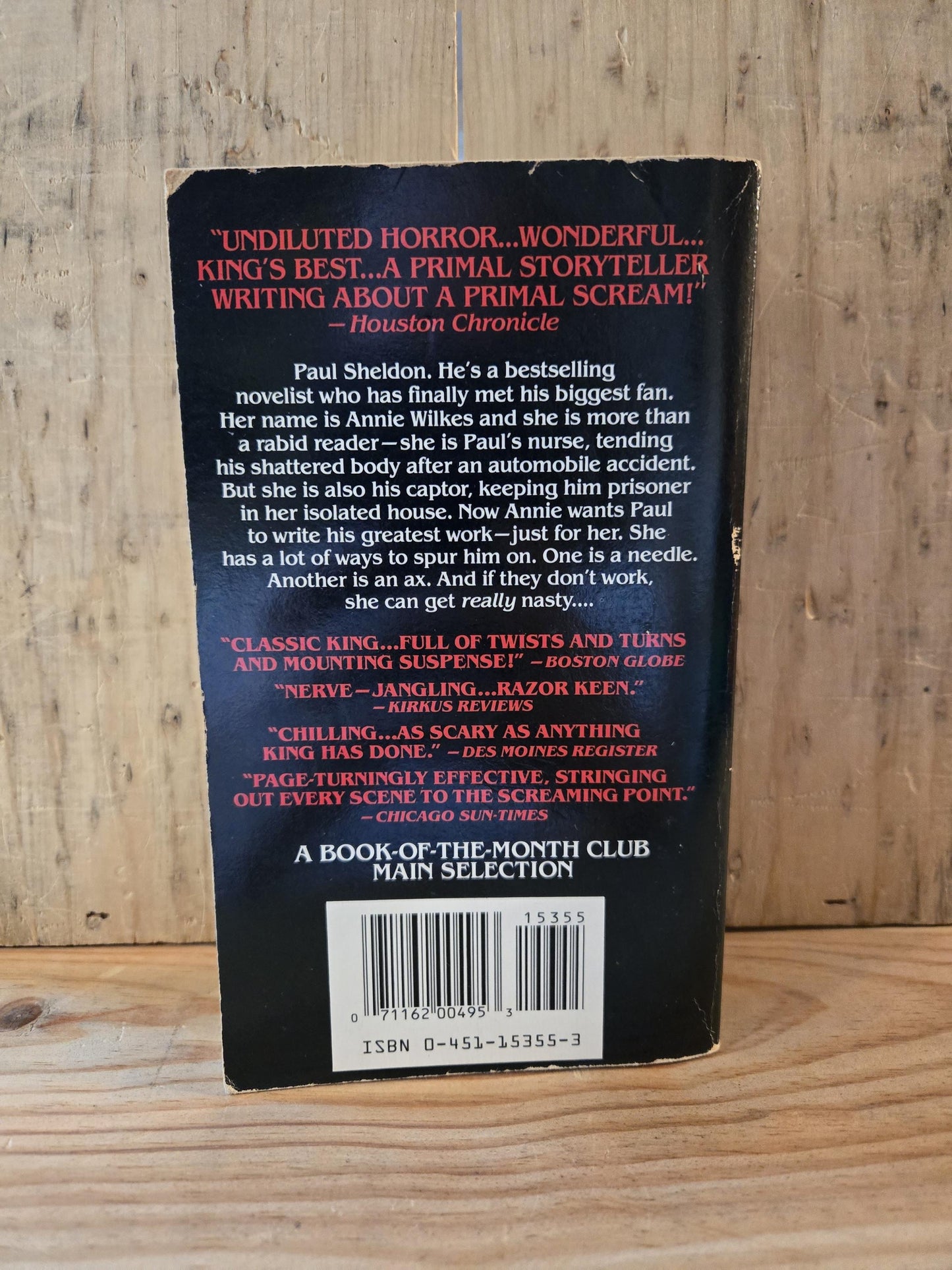 Misery // Stephen King // 1st Printing 1988 // Vintage Paperback Horror