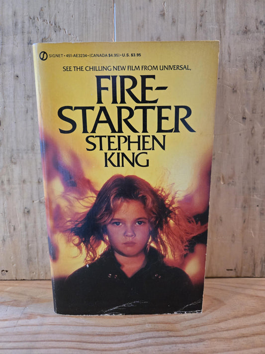 Firestarter // Stephen King // 9th Printing 1980s // Vintage Paperback Horror