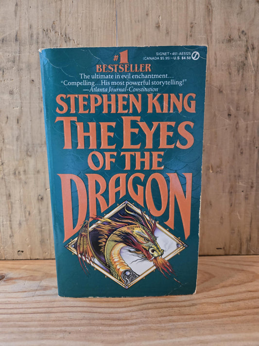 The Eyes of the Dragon // Stephen King // 1st Printing 1988 // Vintage Paperback Fantasy