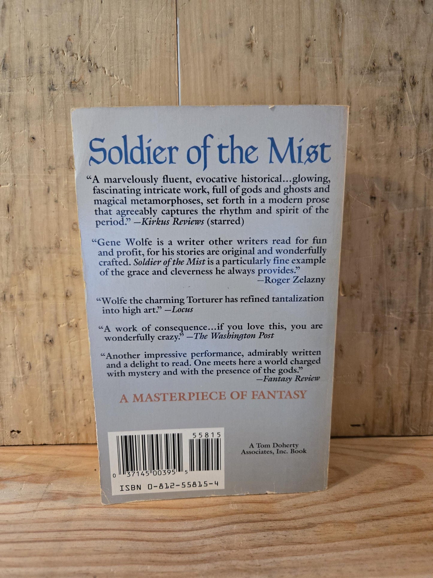 Soldier of the Mist // Gene Wolf // 1987 // Vintage Paperback Fantasy