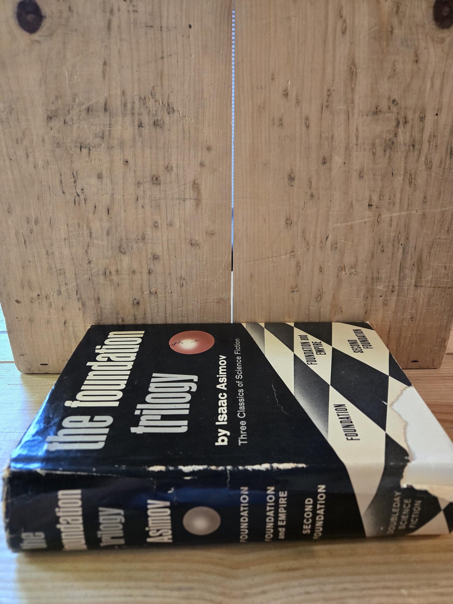 The Foundation Trilogy // Isaac Asimov // Book Club Edition 1955 // Vintage Hardcover Sci-fi