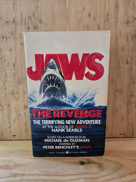 Jaws: The Revenge // Hank Searls // 1st Printing 1987 // Vintage Paperback Horror Thriller