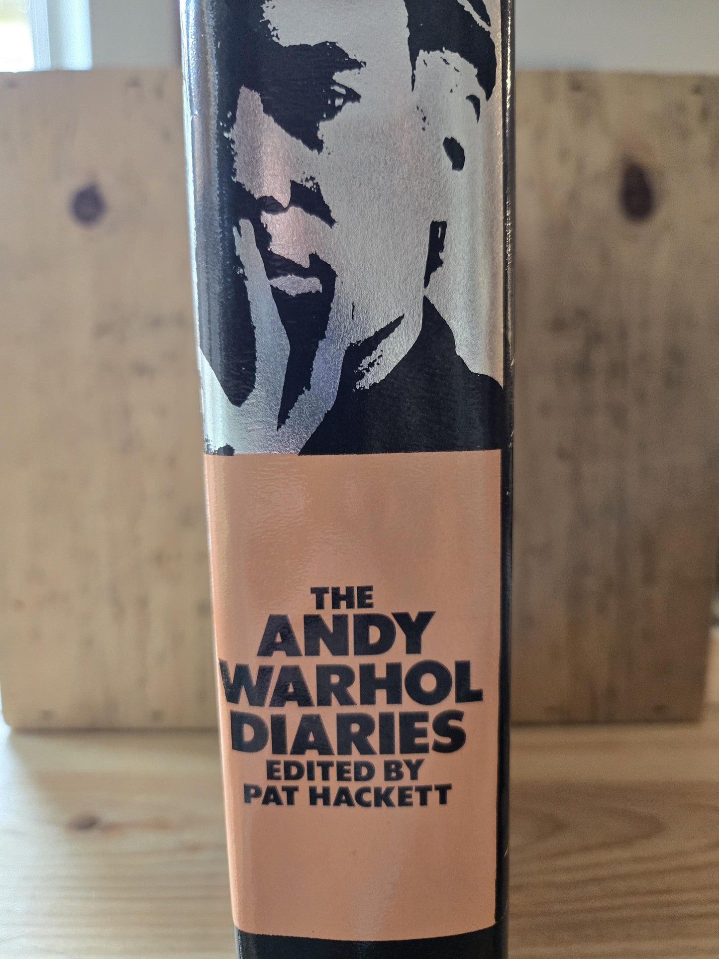 The Andy Warhol Diaries // Edited by Pat Hackett // 1st Edition 1st Printing 1989 // Vintage Hardcover