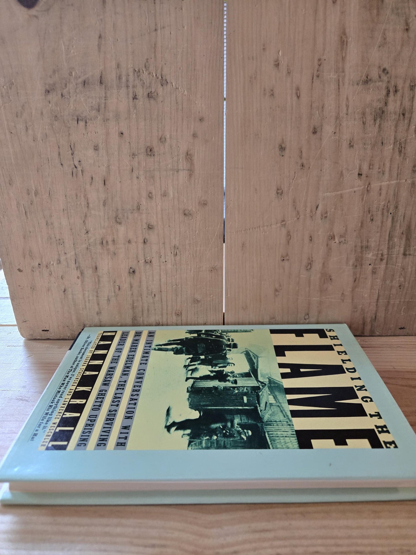 Shielding the Flame // Hanna Krall // 1st American Edition 1st Printing 1986 // Vintage Hardcover Warsaw Ghetto Uprising