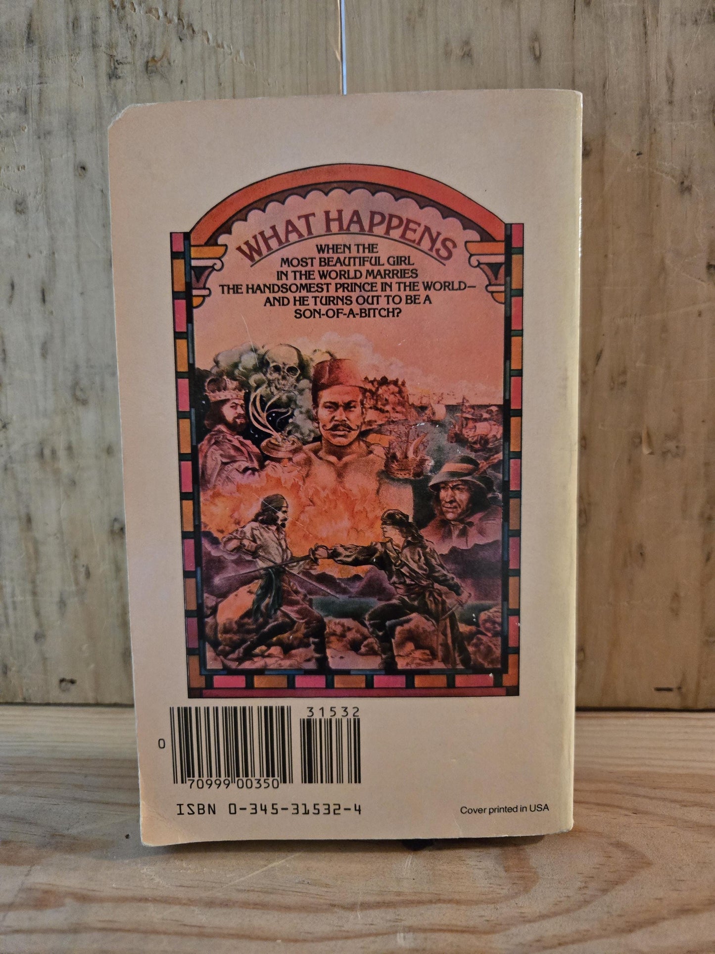 The Princess Bride // William Goldman // 14th Printing 1984 // Vintage Paperback Fantasy with Fold-out Map