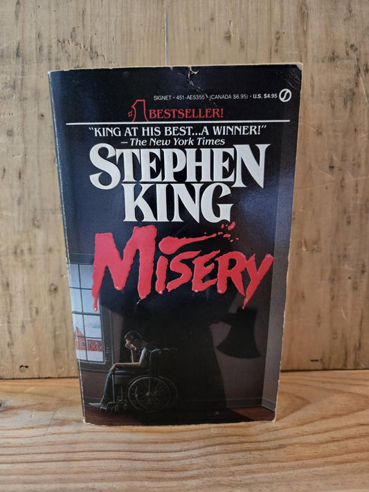 Misery // Stephen King // 1st Printing 1988 // Vintage Paperback Horror