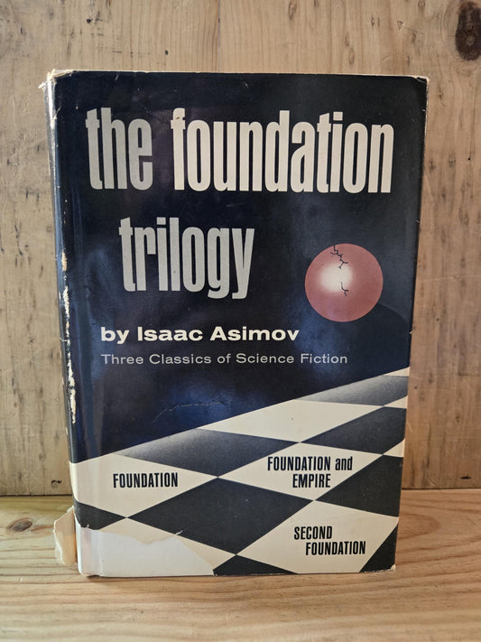The Foundation Trilogy // Isaac Asimov // Book Club Edition 1955 // Vintage Hardcover Sci-fi
