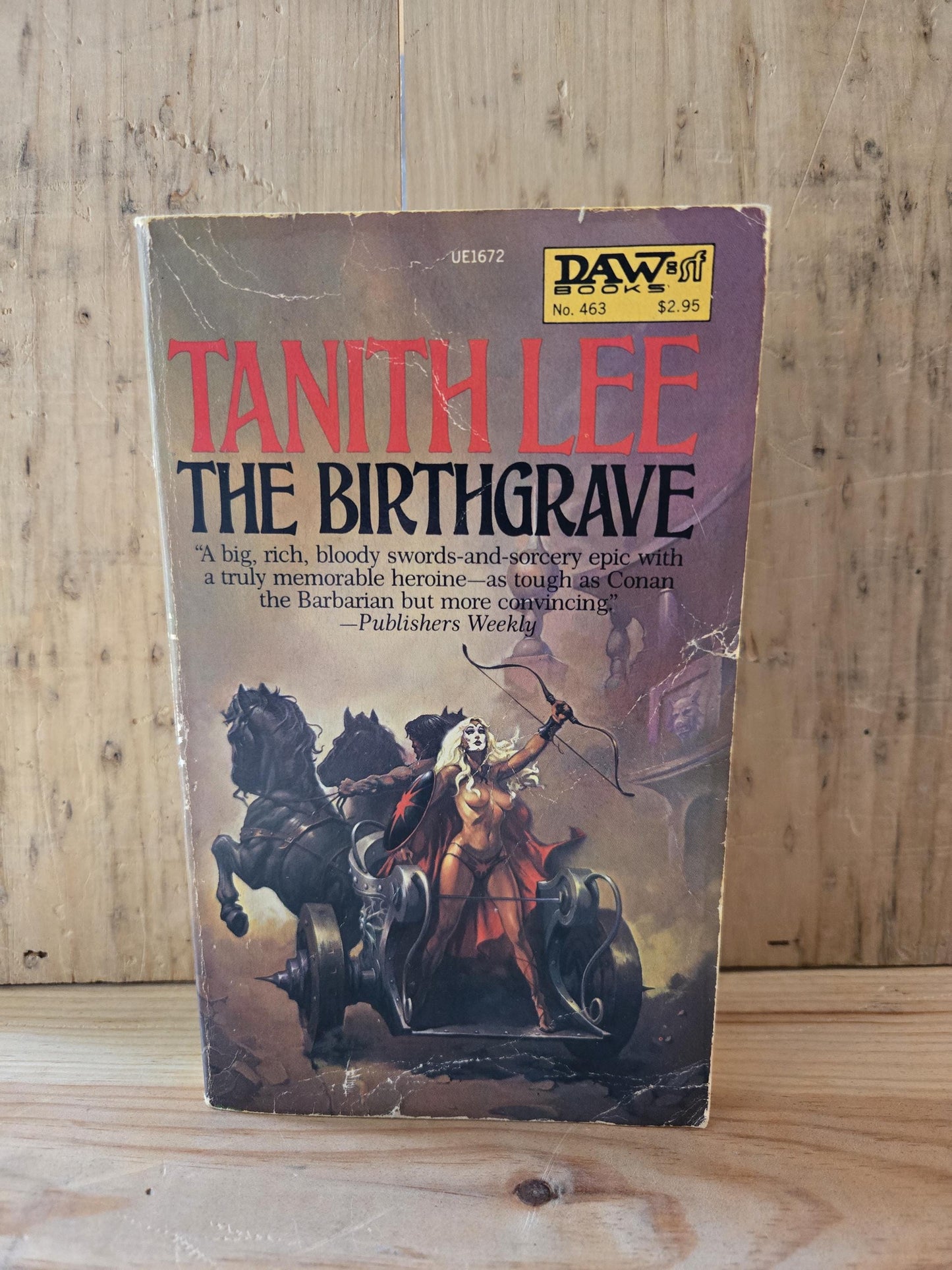 The Birthgrave // Tanith Lee // DAW 4th Printing 1975 // Vintage Paperback Fantasy