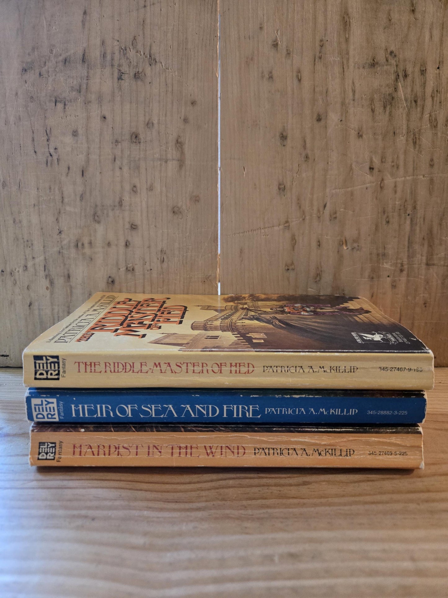 The Riddle Master Trilogy (3 Book Set) // Patricia A. McKillip // 1978 - 1981 // Vintage Paperback Fantasy