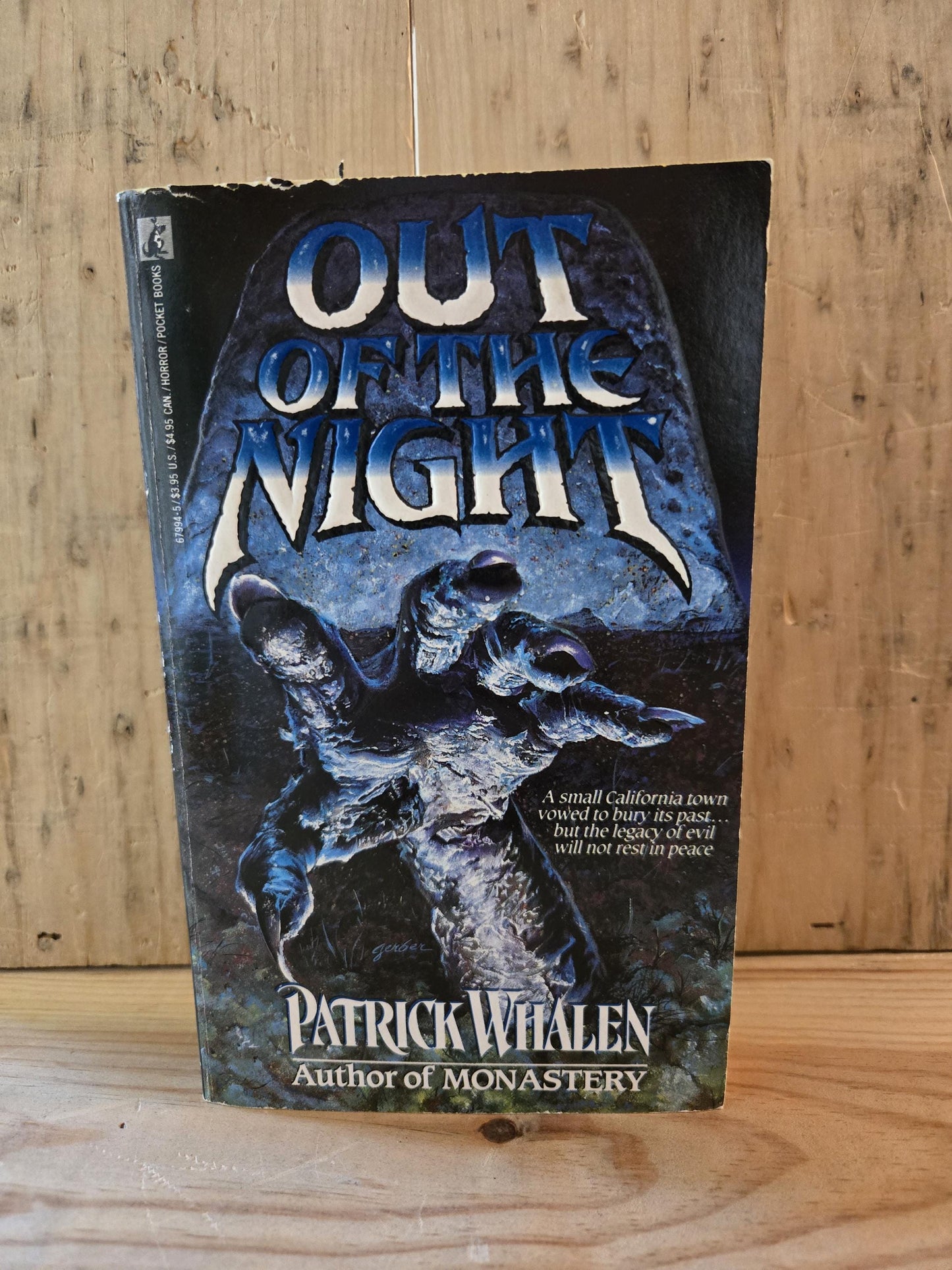 Out of the Night // Patrick Whalen // 1990 // Vintage Paperback Horror
