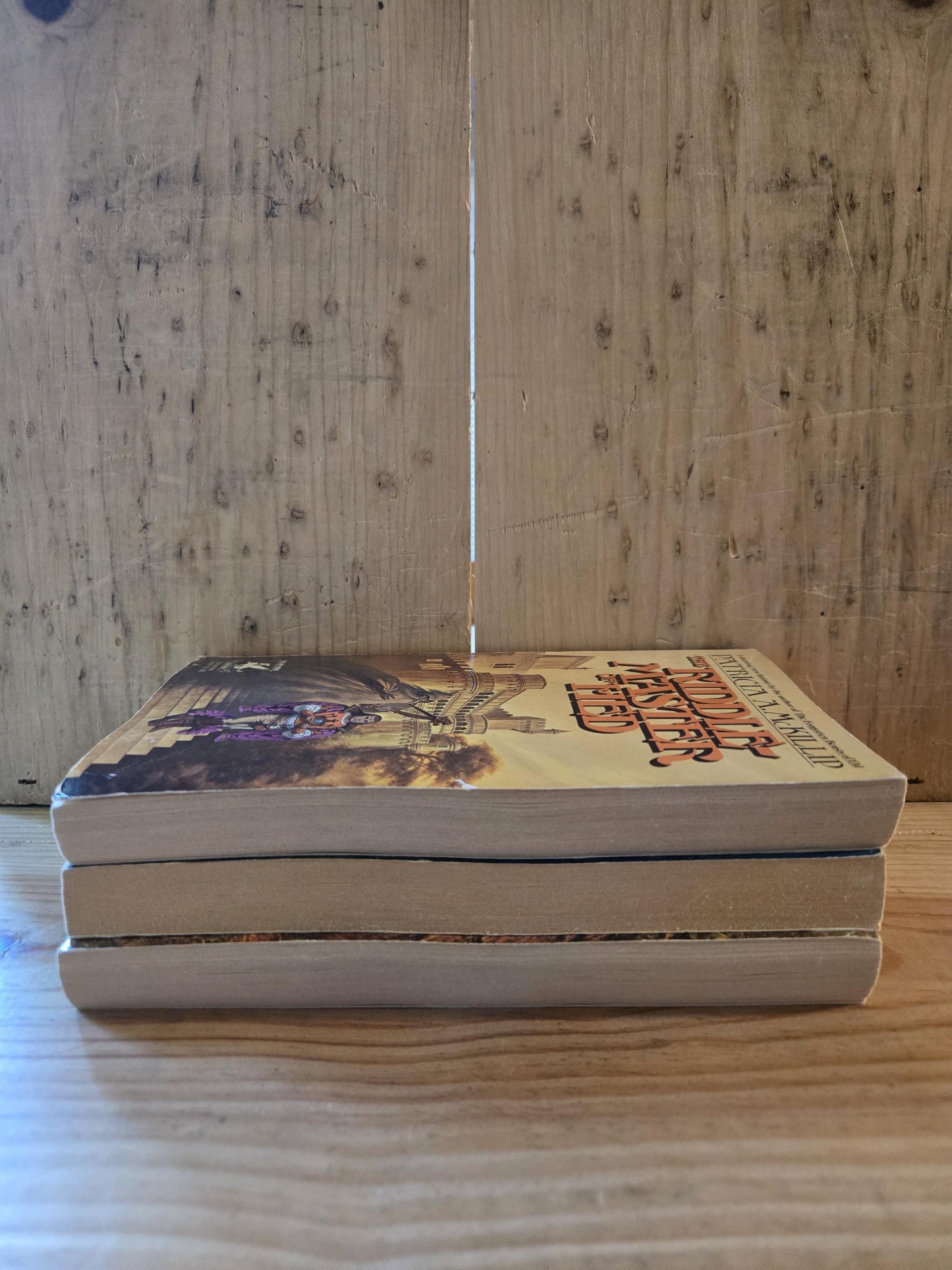 The Riddle Master Trilogy (3 Book Set) // Patricia A. McKillip // 1978 - 1981 // Vintage Paperback Fantasy