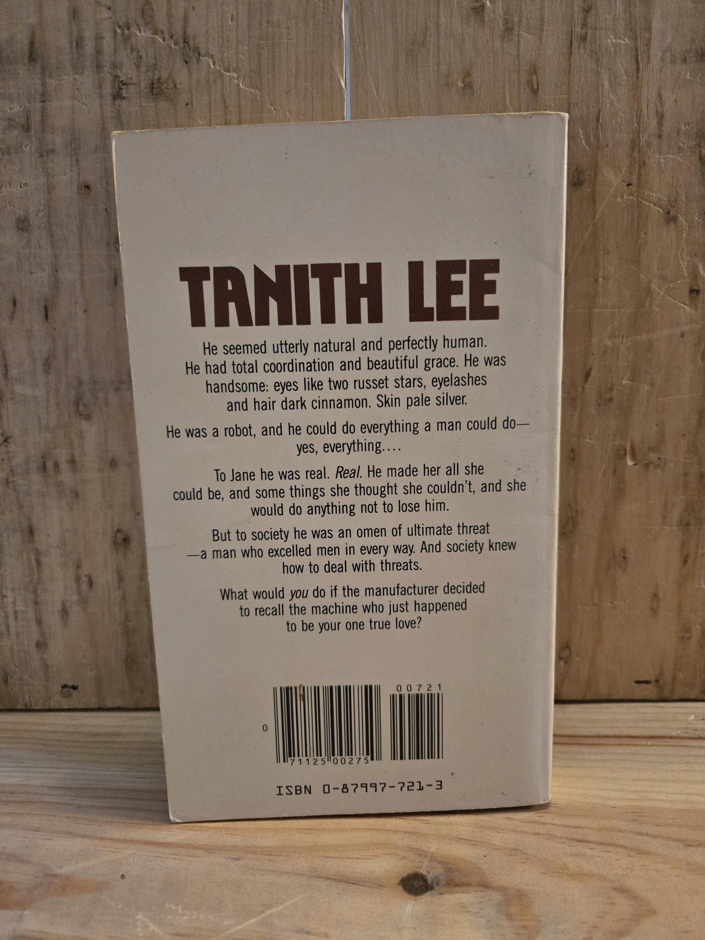 The Silver Metal Lover // Tanith Lee // 1st DAW Printing 1982 // Vintage Paperback Sci-fi