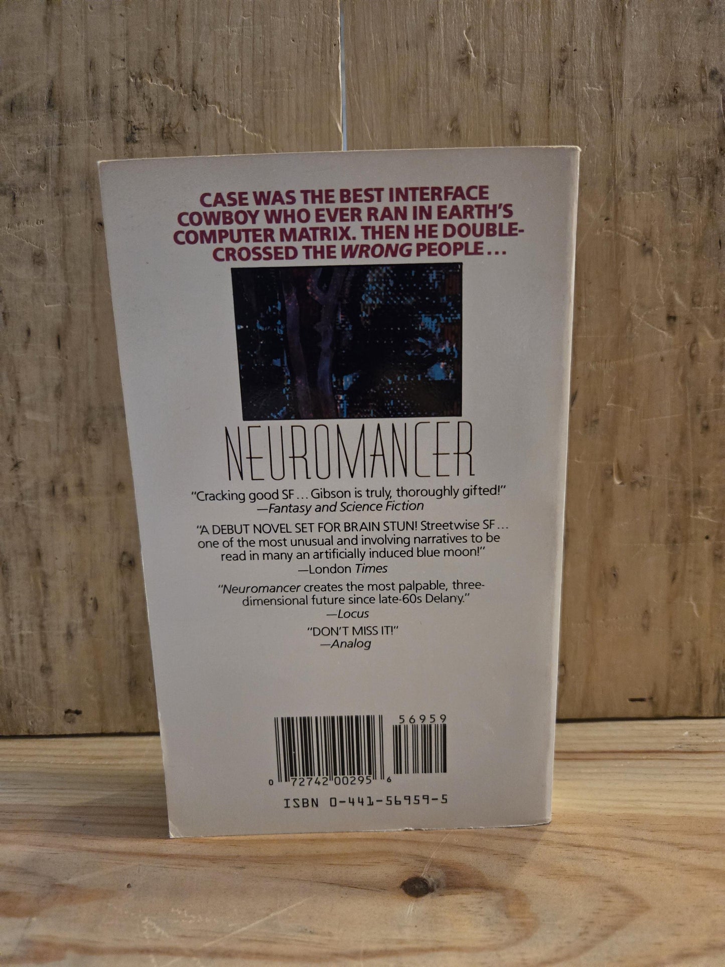 Neuromancer // William Gibson // 9th Printing Ace 1984 // Vintage Paperback Sci-fi Cyberpunk