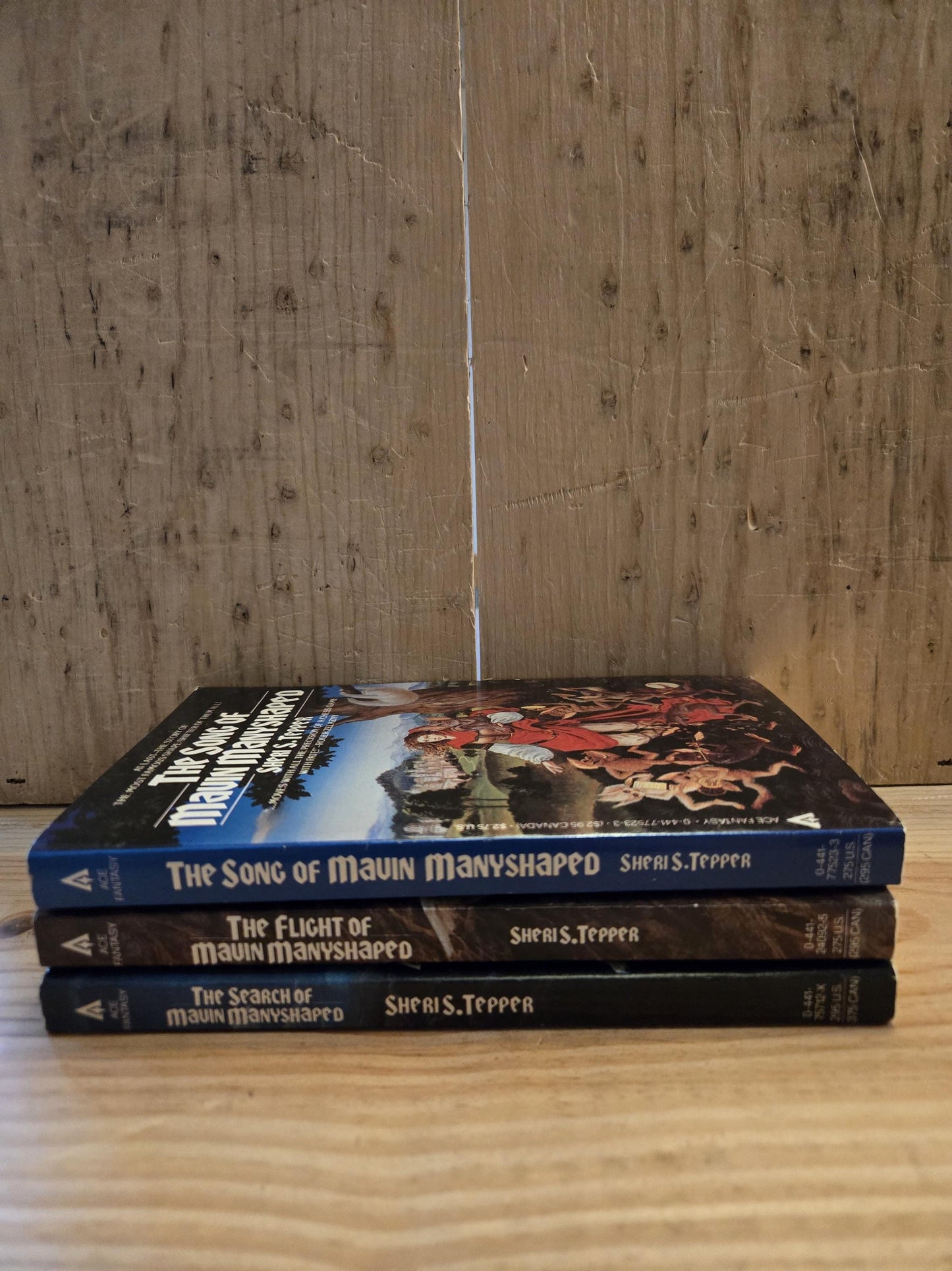 The Chronicles of Mavin Manyshaped (3 Book Set) // Sheri S. Tepper // 1st Printings 1985 // Vintage Paperback Fantasy