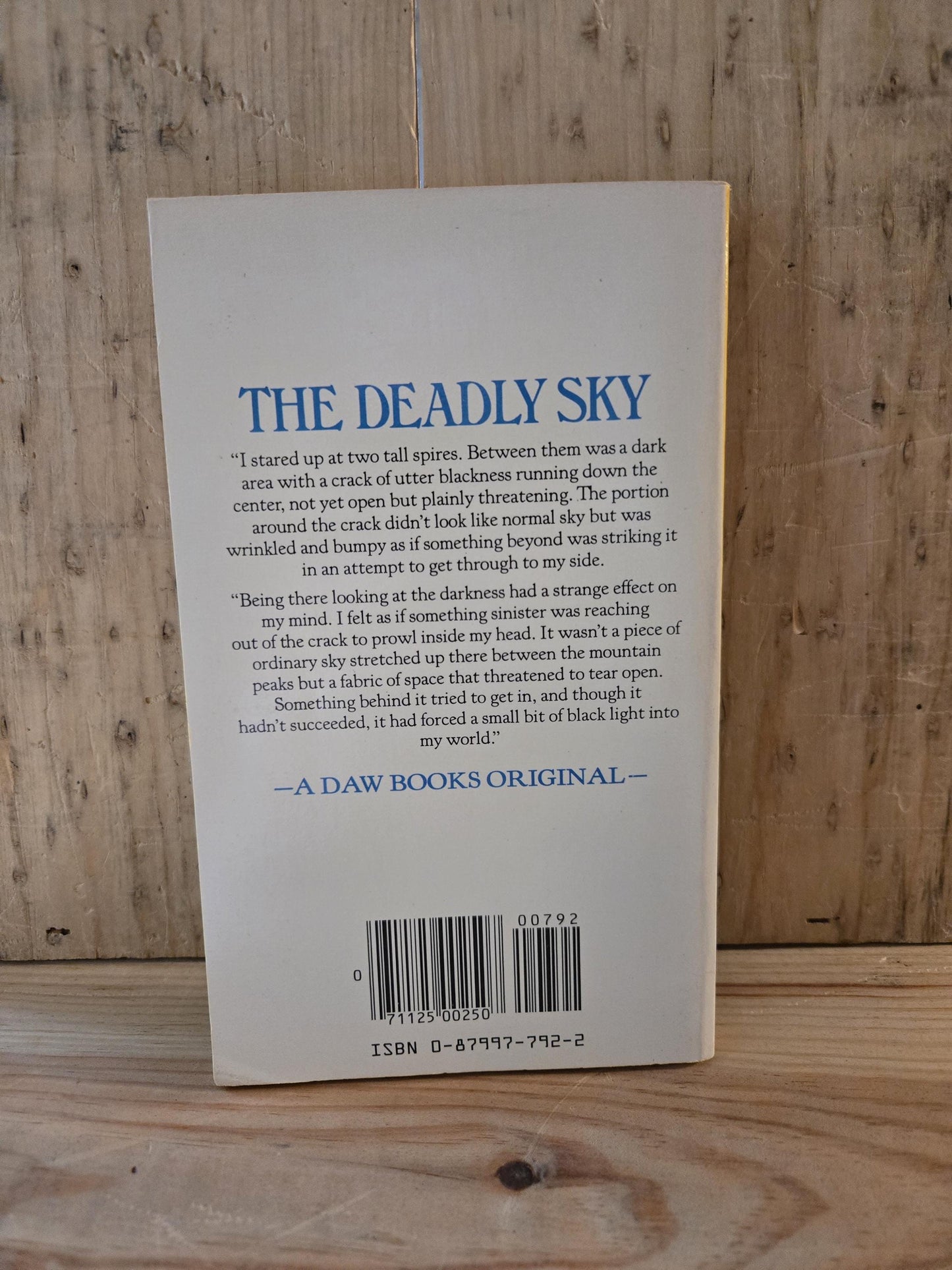 The Deadly Sky // Doris Piserchia // 1st DAW Printing 1983 // Vintage Paperback Sci-fi