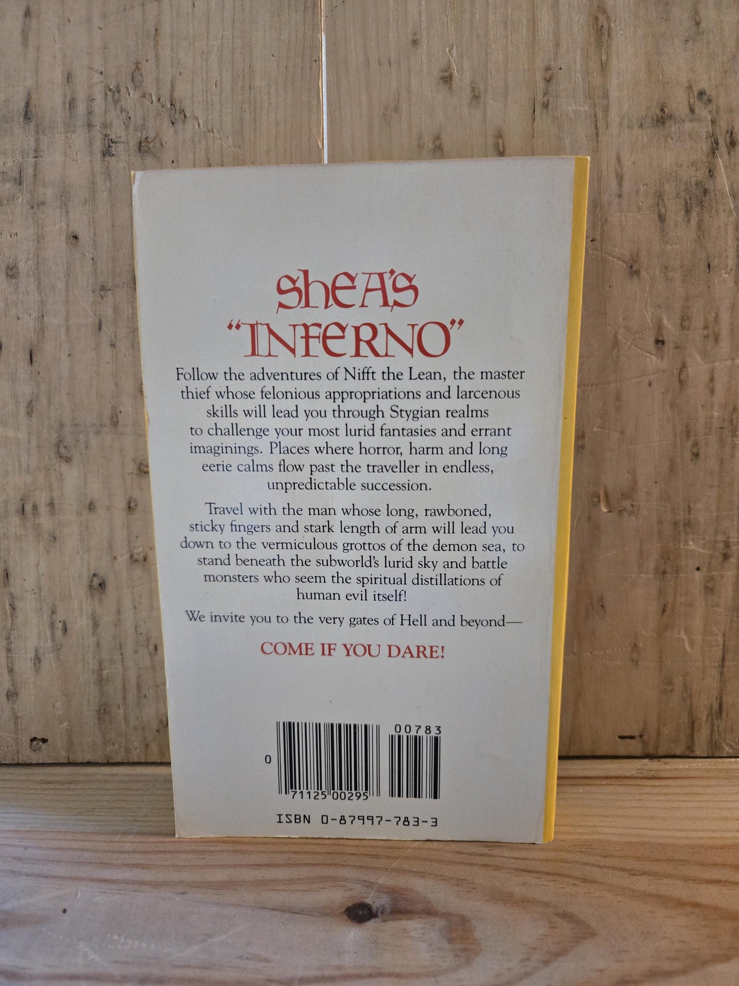 Nifft the Lean // Michael Shea // 1st DAW Printing 1982 // Vintage Paperback Fantasy Horror Cover Art by Michael Whelan