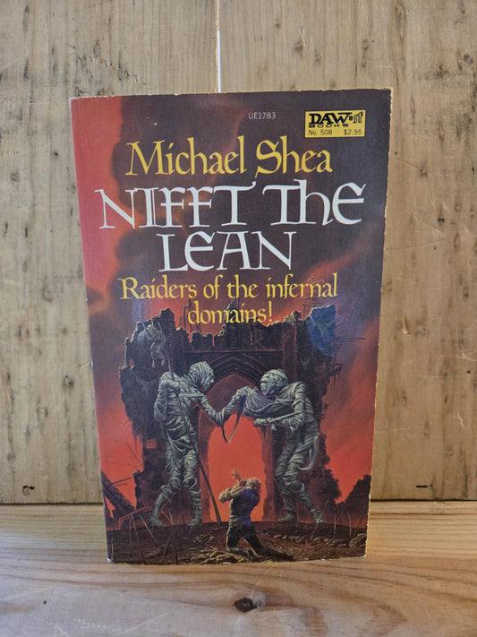 Nifft the Lean // Michael Shea // 1st DAW Printing 1982 // Vintage Paperback Fantasy Horror Cover Art by Michael Whelan