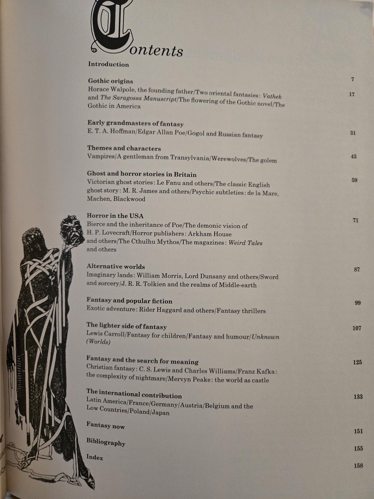 The Fantasy Book: An Illustrated History from Dracula to Tolkien // Franz Rottensteiner // 1978 // Vintage Paperback