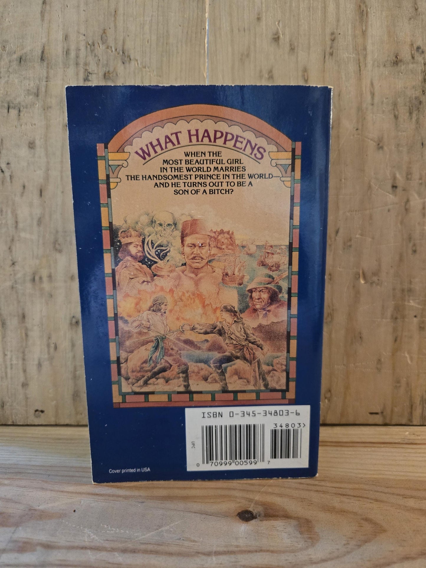 The Princess Bride // William Goldman // 36th Printing 1992 // Vintage Paperback Fantasy with Fold-out Map