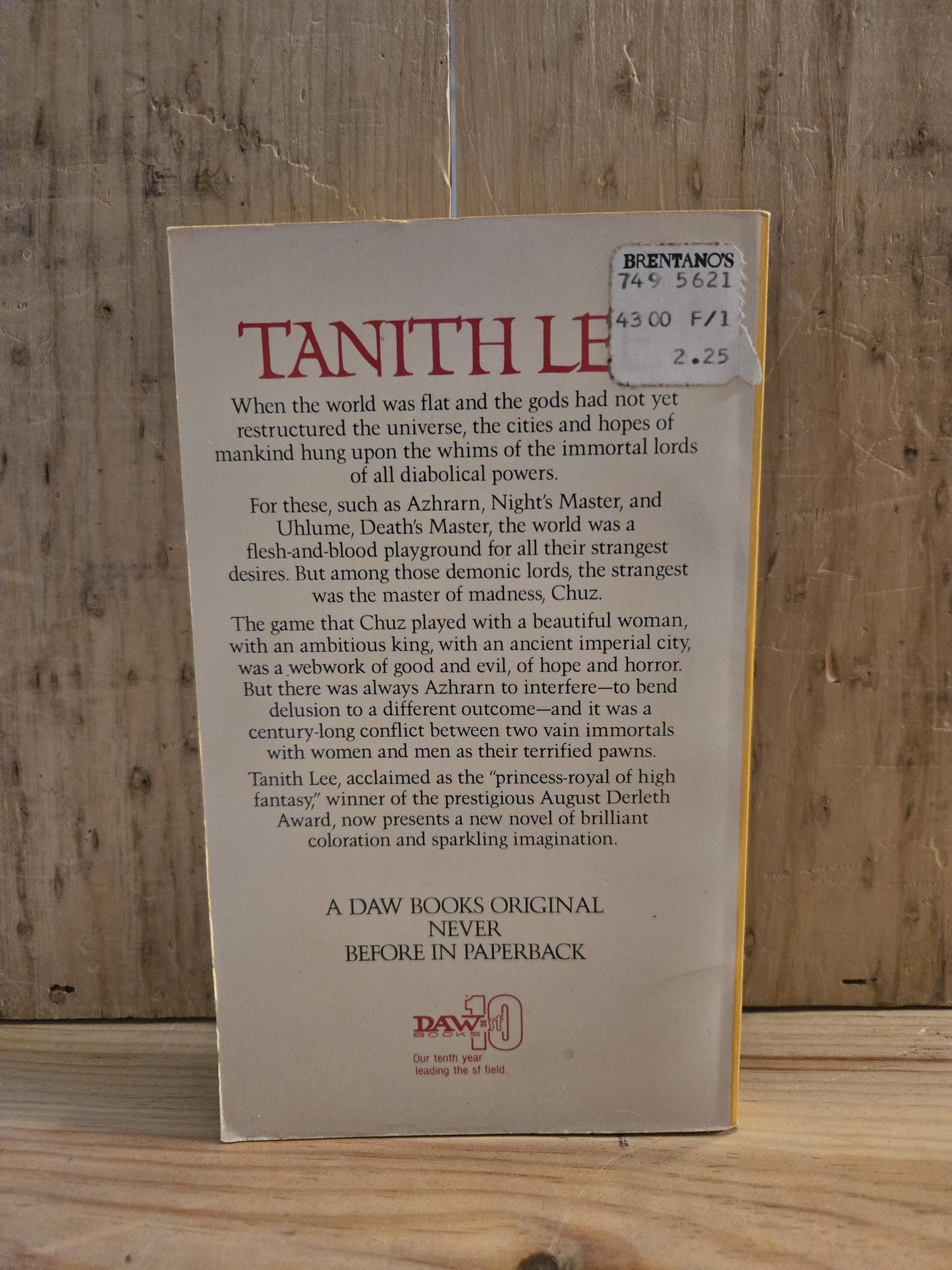 Delusion's Master // Tanith Lee // 1st DAW Printing 1981 // Vintage Paperback Fantasy