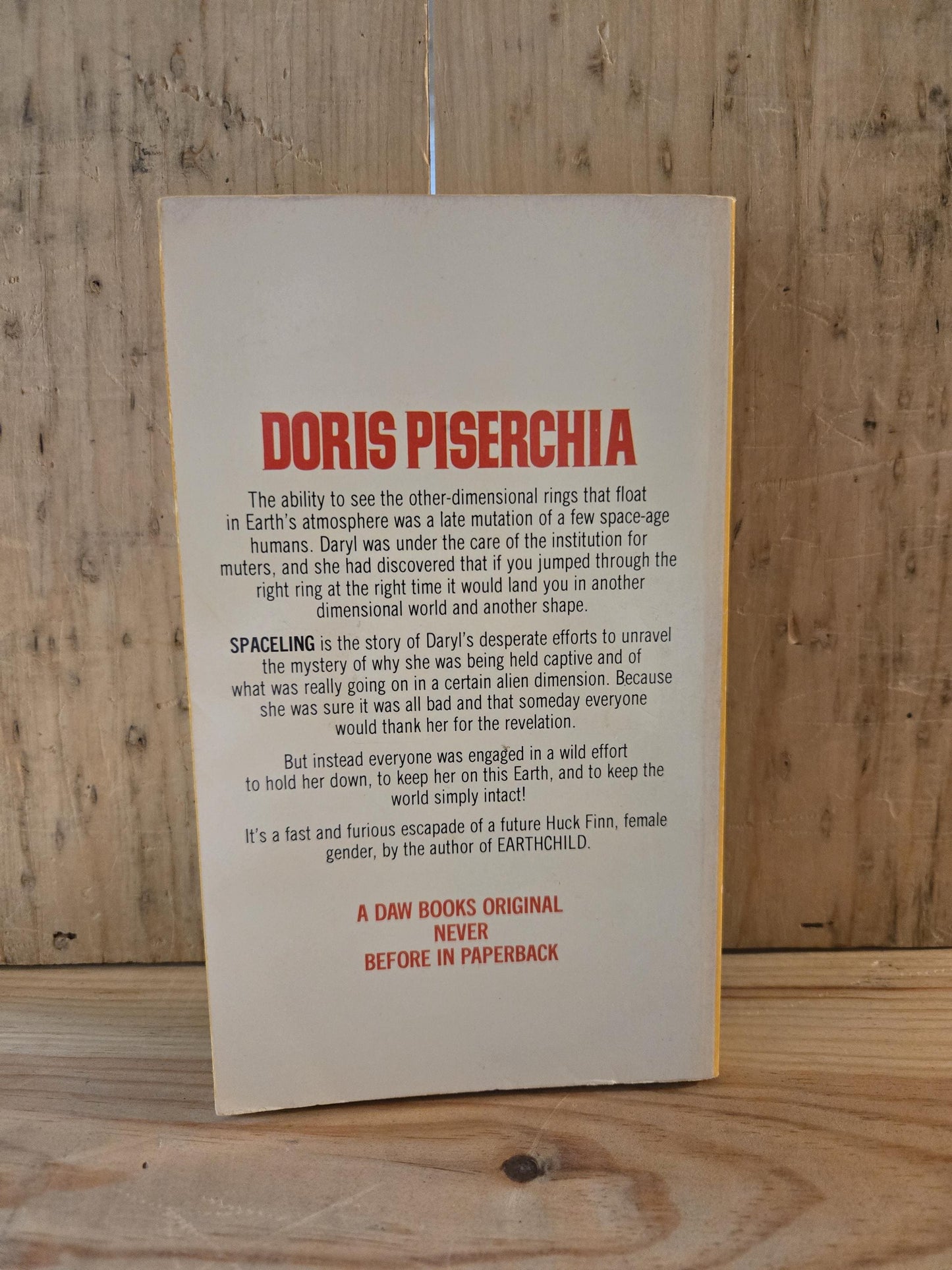 Spaceling // Doris Piserchia // 1st DAW Printing 1979 // Vintage Paperback Sci-fi