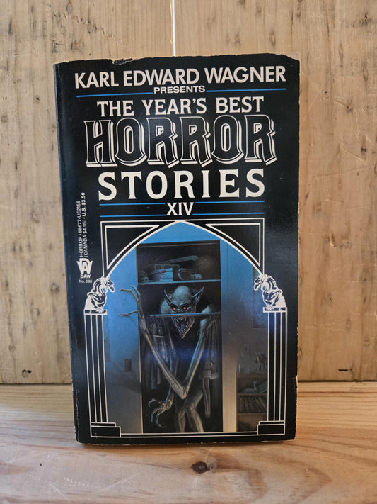 The Year's Best Horror Stories XIV // Presented by Karl Edward Wagner // 1st Printing 1986 // Vintage Paperback Horror