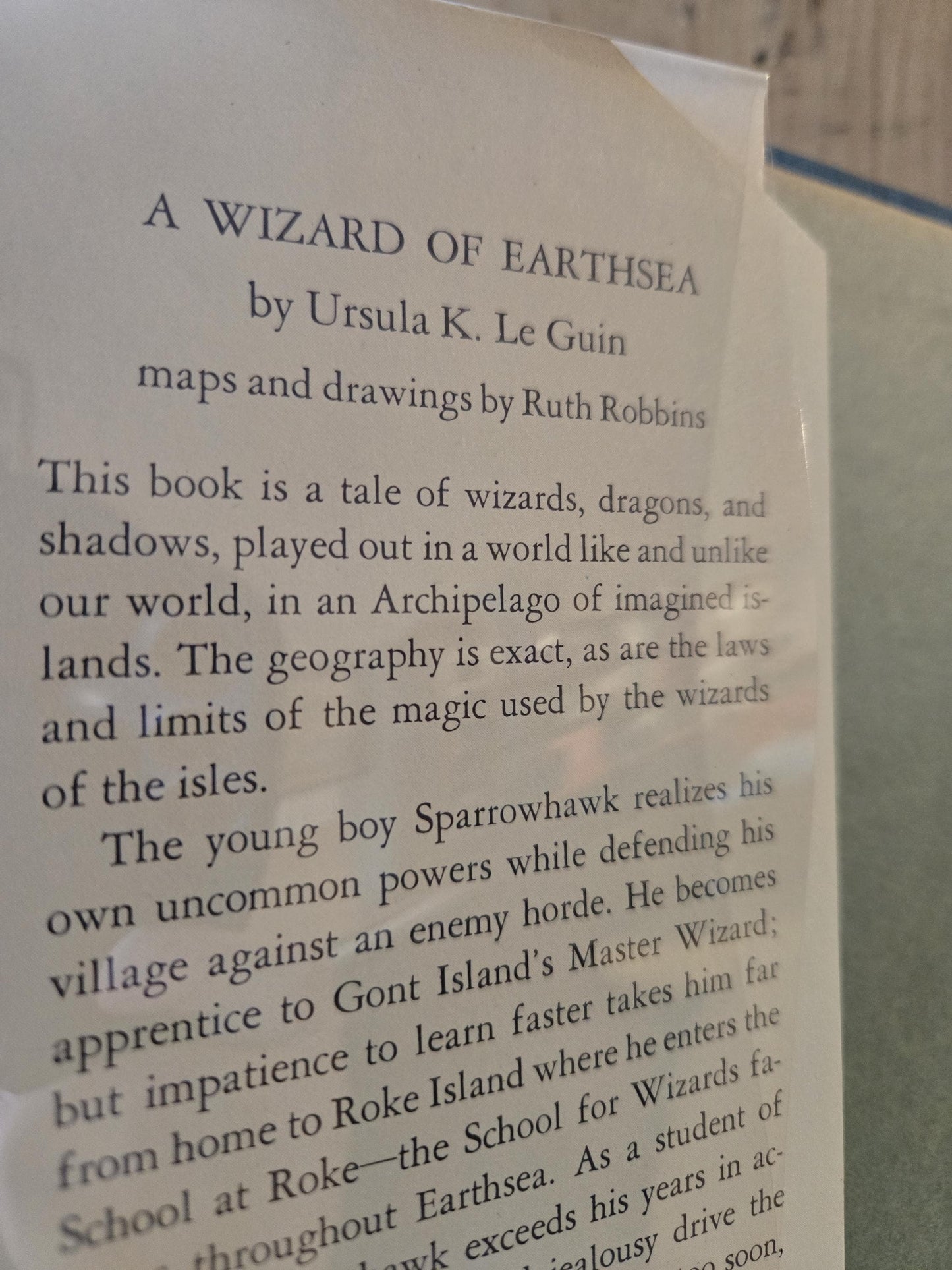 A Wizard of Earthsea // Ursula K. Le Guin // 1970s // Vintage Hardcover Fantasy Drawings by Ruth Robbins