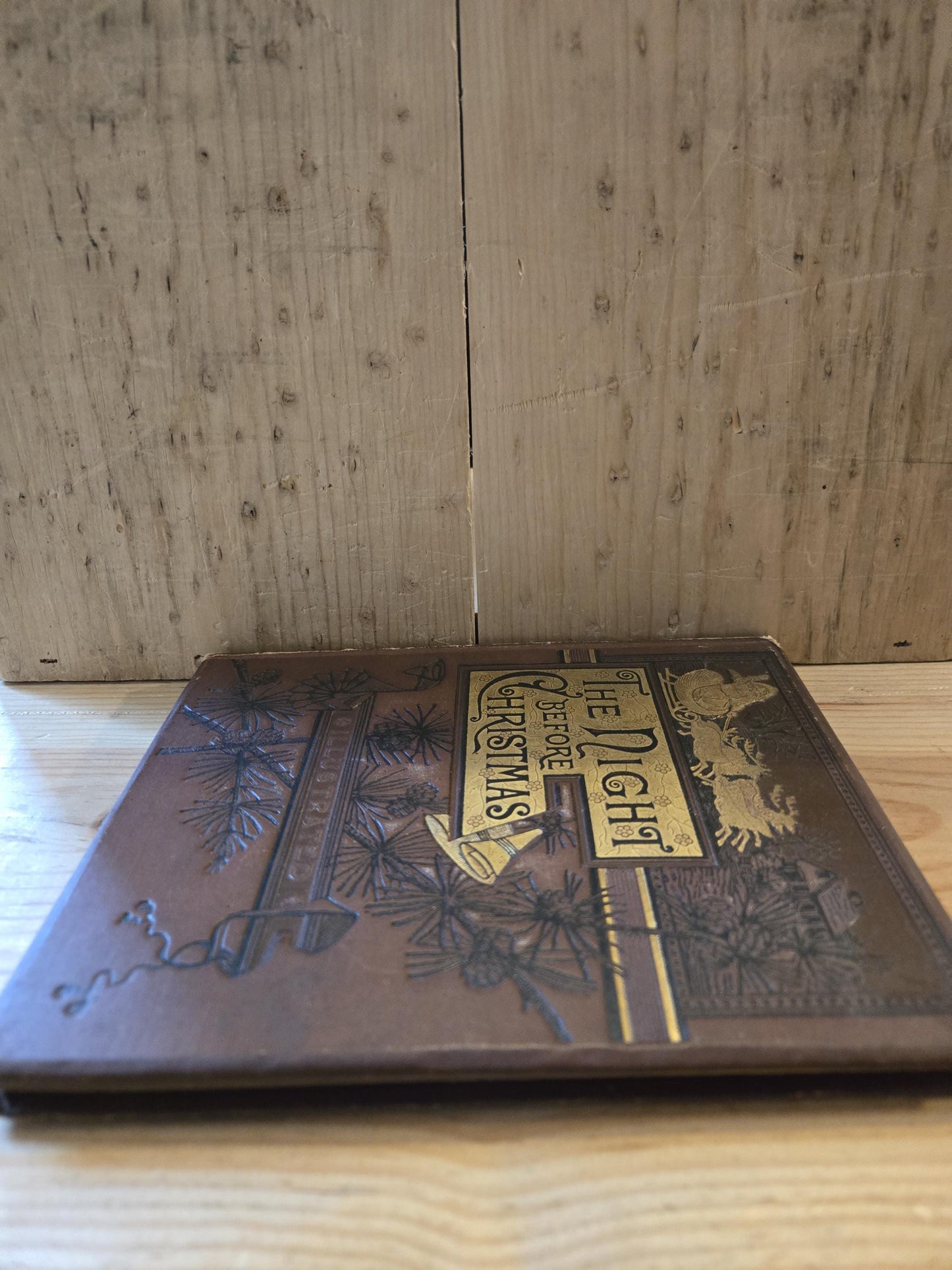 The Night Before Christmas // Clement C. Moore // 1883 // Vintage Antiquarian Illustrated Book Poetry