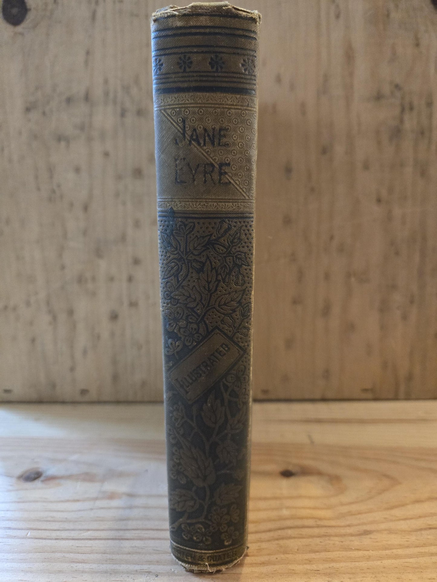 Jane Eyre (Alta Edition) // Charlotte Bronte // 1890s // Vintage Antiquarian Embossed Hardcover Book