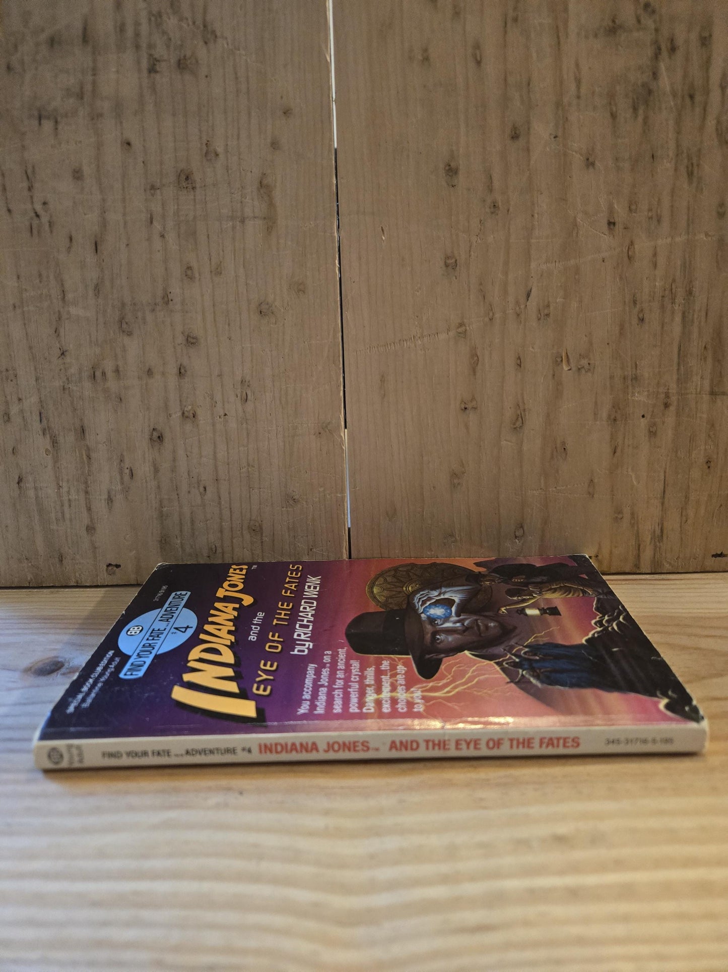 Indiana Jones and the Eye of the Fates: Find Your Fate #4 // Richard Wenk // 1984 // Vintage Paperback CYOA