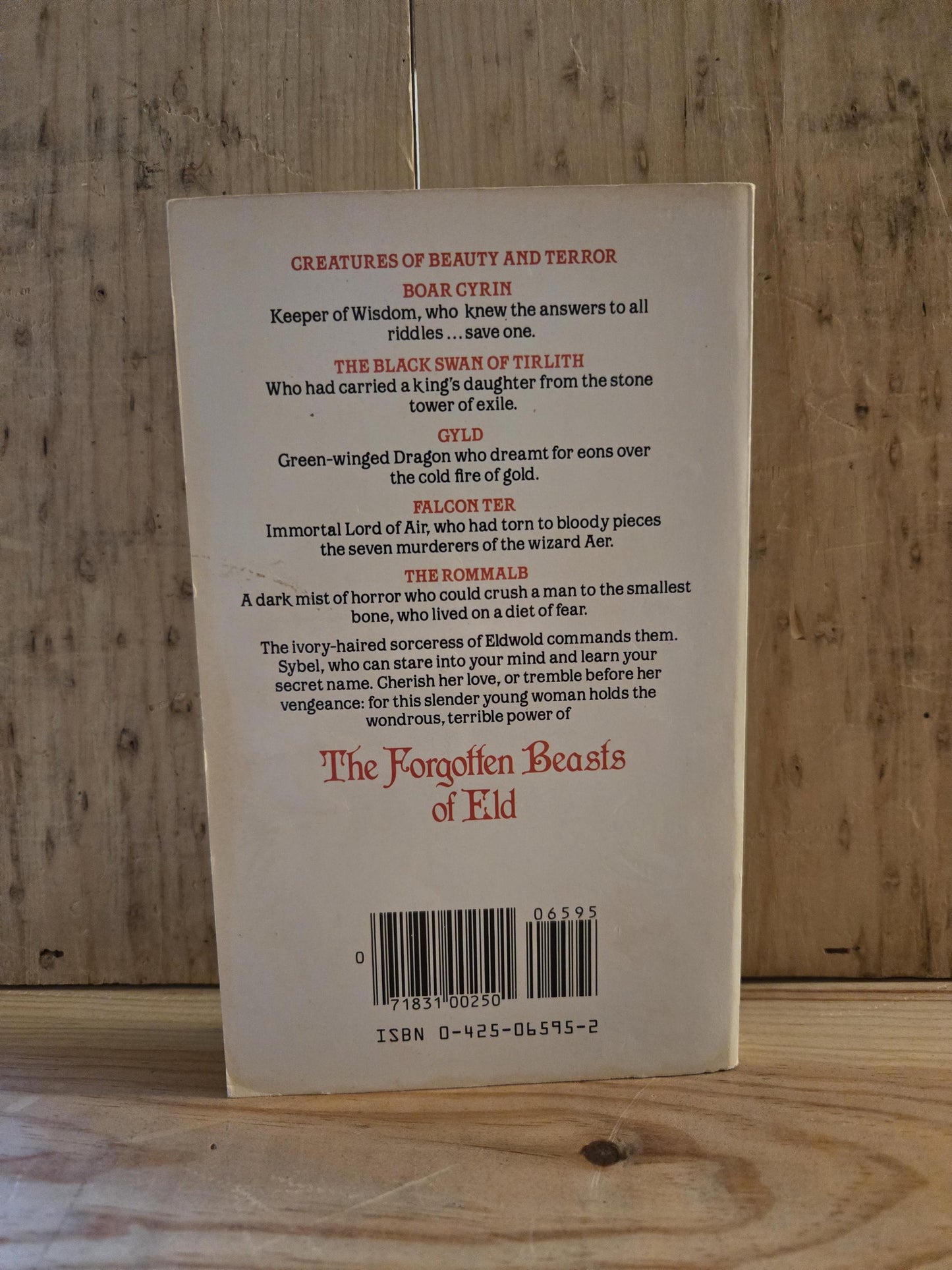 The Forgotten Beasts of Eld // Patricia A. McKillip // 1984 // Vintage Paperback Fantasy