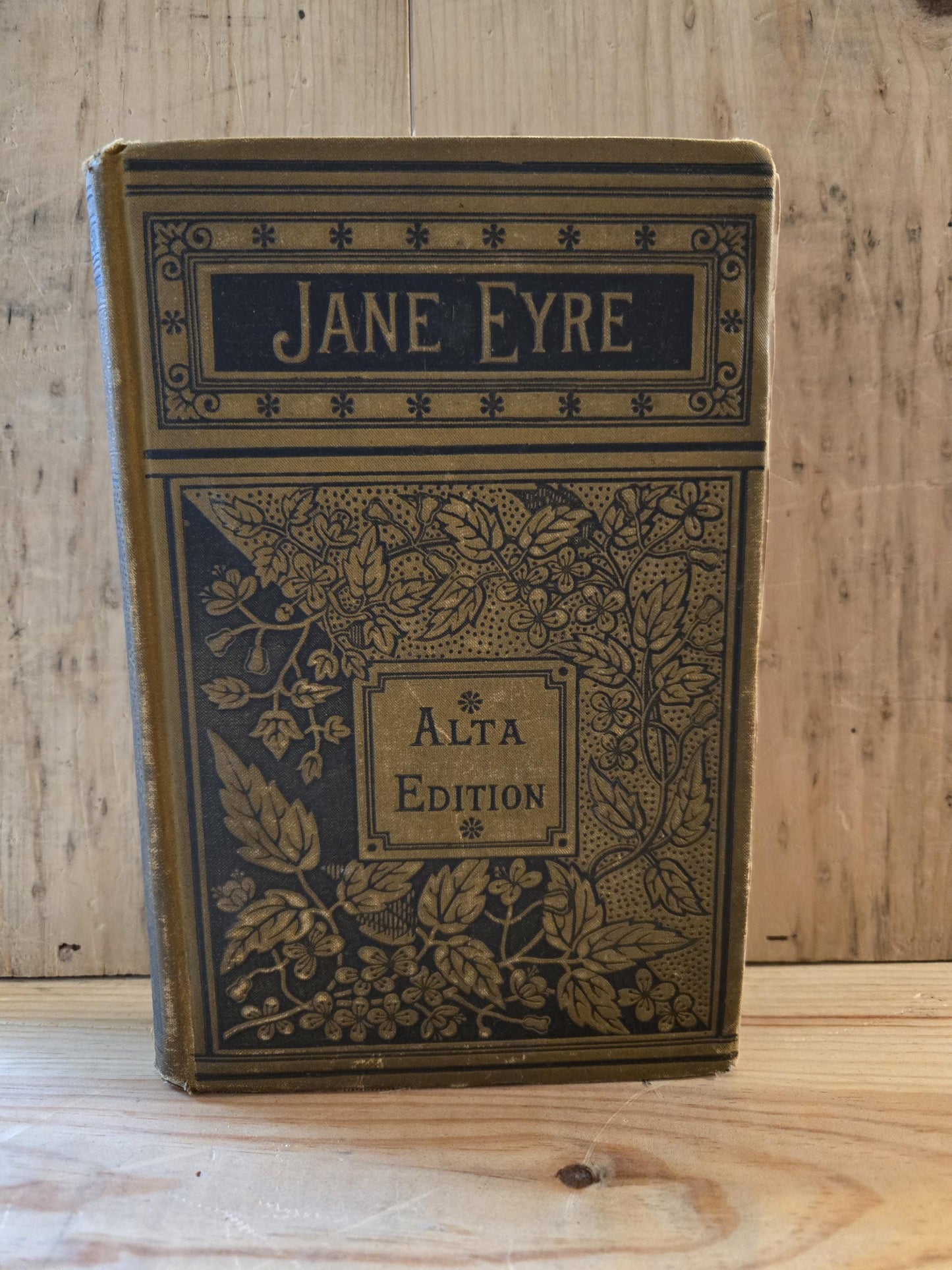 Jane Eyre (Alta Edition) // Charlotte Bronte // 1890s // Vintage Antiquarian Embossed Hardcover Book