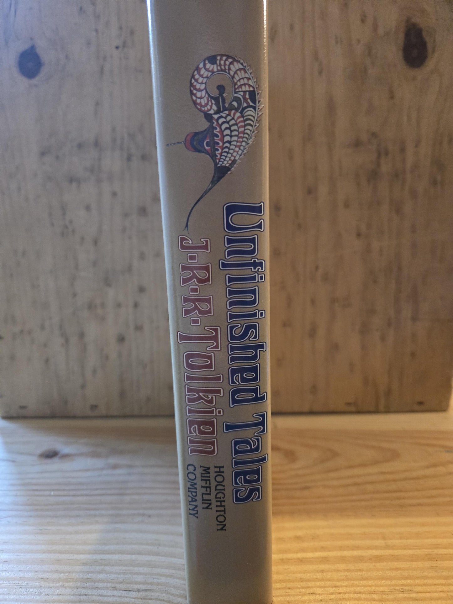 Unfinished Tales // J.R.R Tolkien // 1st American Edition 1st Printing 1980 // Vintage Hardcover Fantasy with Map