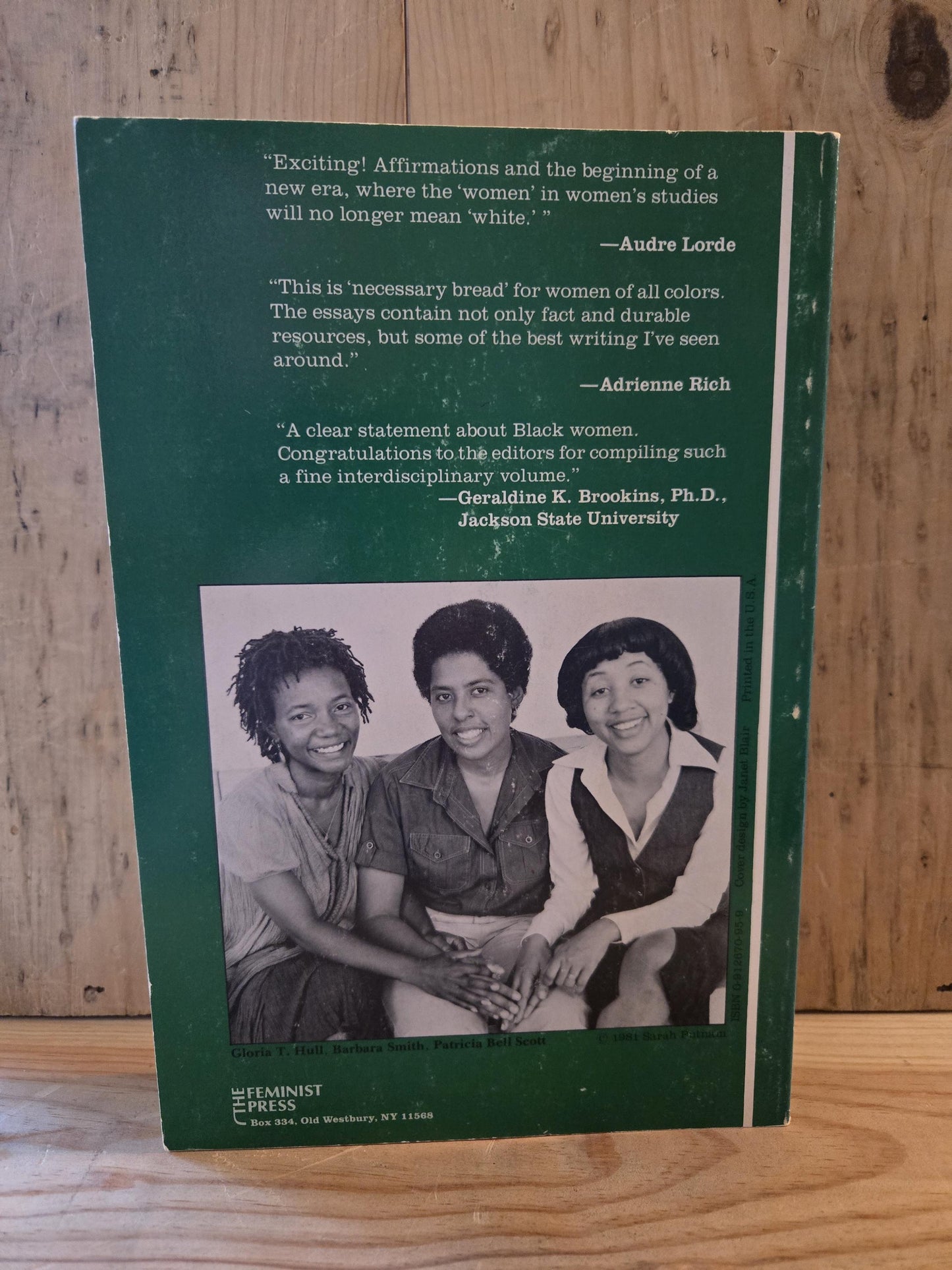 But Some of Us Are Brave: Black Women's Studies // Edited by Gloria T. Hull // 1st Paperback Edition 3rd Printing 1982 // Vintage Paperback