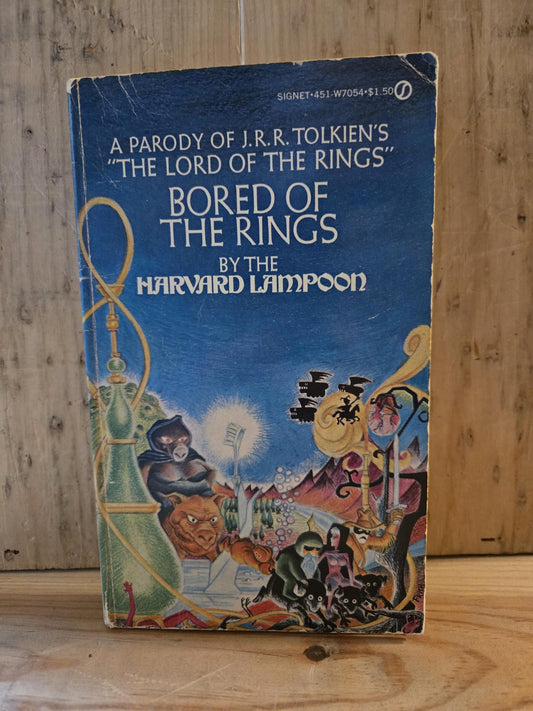 Bored of the Rings // Harvard Lampoon // 1969 // Vintage Paperback Fantasy Parody
