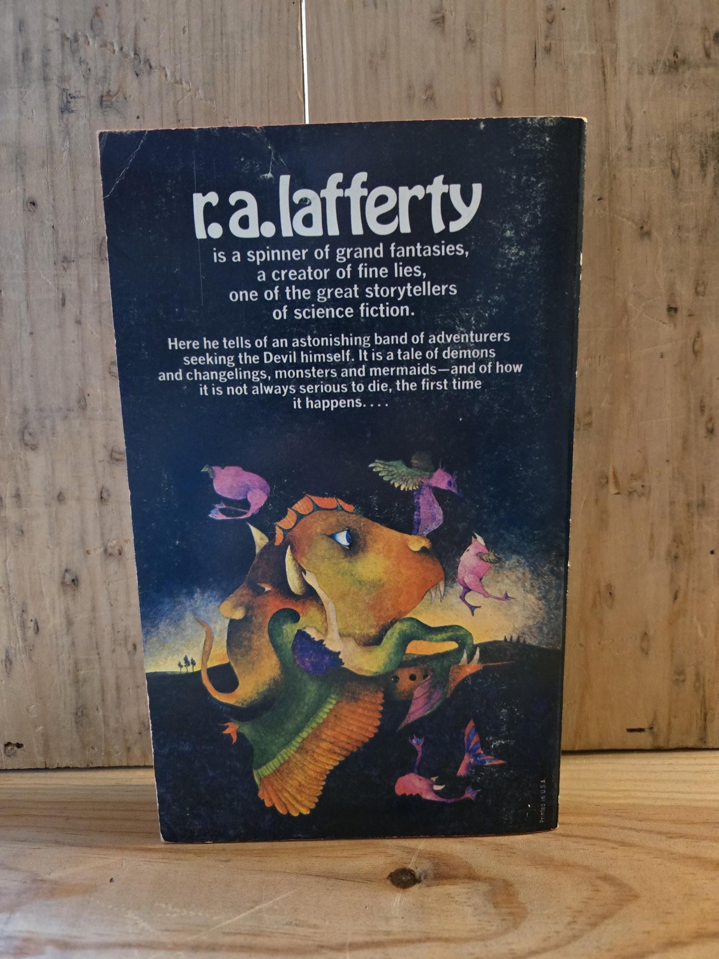The Devil is Dead // R.A. Lafferty // 1st Avon Printing 1971 // Vintage Paperback Sci-fi