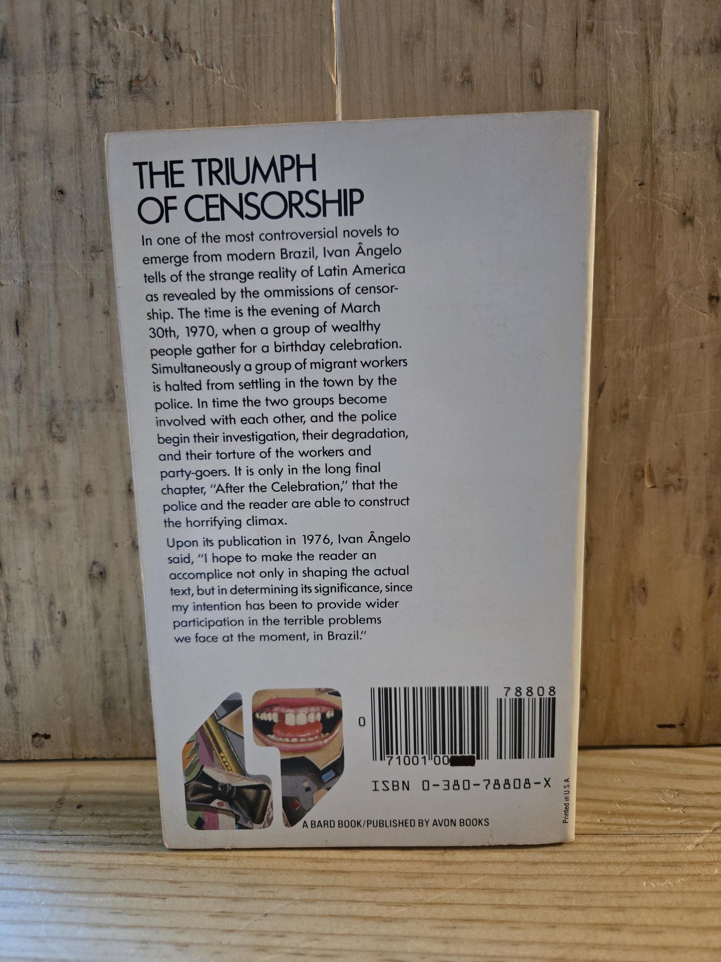 The Celebration // Ivan Ângelo // Avon Bard 1982 // Vintage Paperback