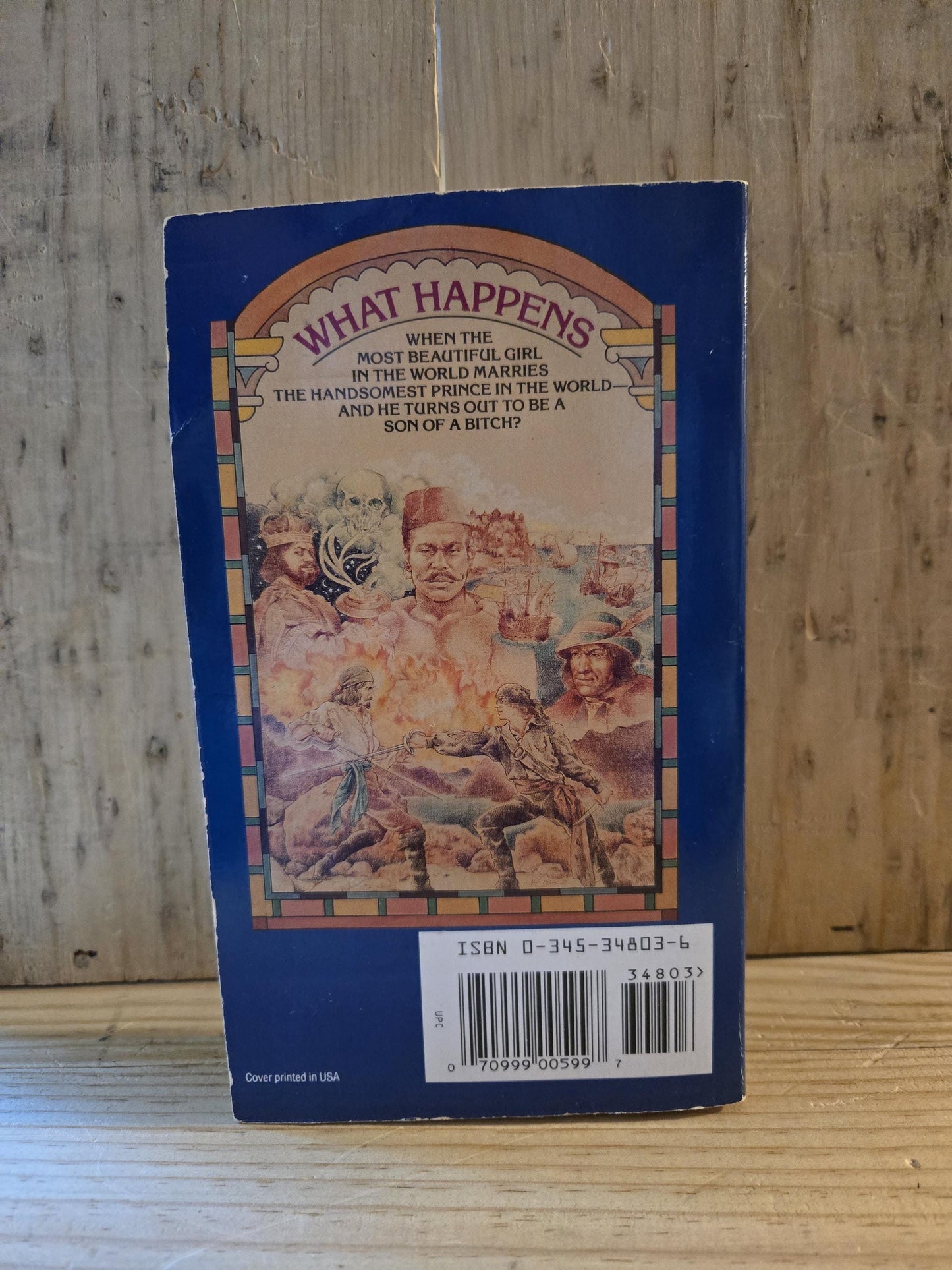 The Princess Bride // William Goldman // 36th Print 1992 // Vintage Paperback Fantasy with Fold-out Map