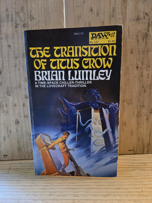 The Transition of Titus Crow // Brian Lumley // 1st DAW Printing 1975 // Vintage Paperback Horror Fantasy